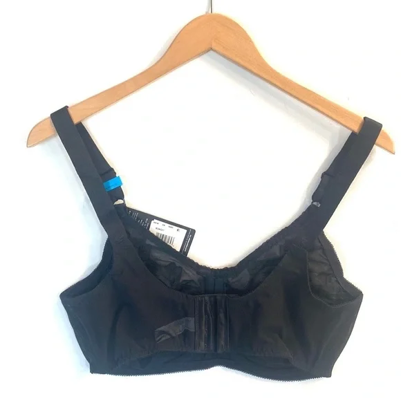 (A4c) Bali Classic Support Black Underwire bra, Size 36DDD, NWT - Picture 5 of 7